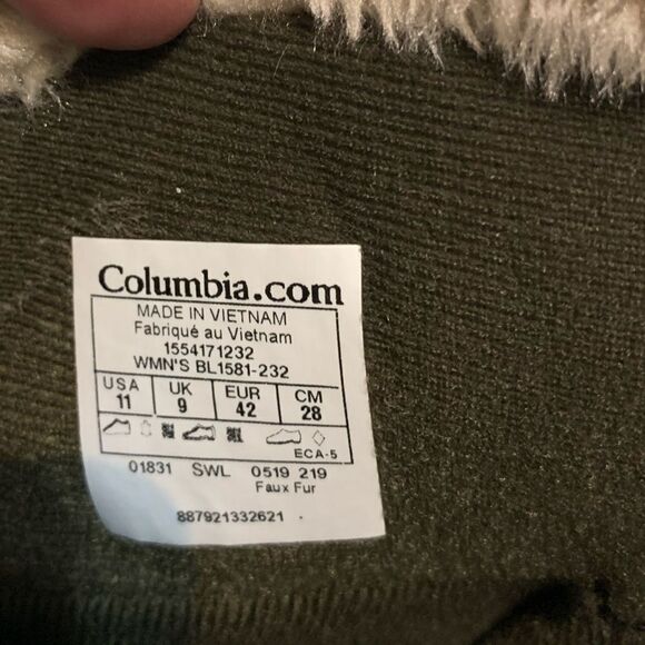 NWT Columbia Insulated Boots in Brown and Tan, Size 11 - Picture 2 of 10